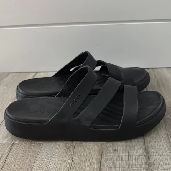 CROCS Black Sandals Minimalist Comfort - Picture 2 of 3